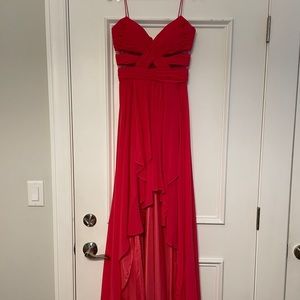 Pink Dress High-Low. Prom dress. Size 2